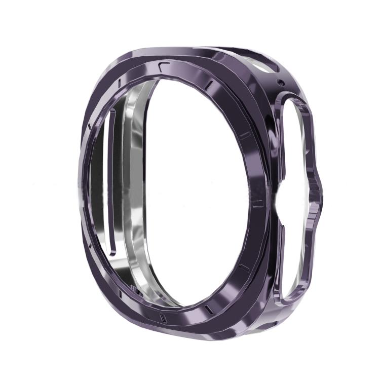 Custodia protettiva per orologio elettroplaccata in TPU cava, For Samsung Galaxy Watch 7 44mm, For Samsung Galaxy Watch 7 40mm, For Samsung Galaxy Watch Ultra 47mm / Ultra 2025