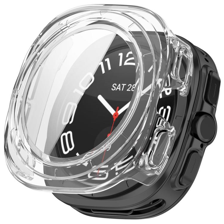 Custodia protettiva impermeabile per orologio integrata con pellicola temperata e PC, For Samsung Galaxy Watch Ultra 47mm / Ultra 2025, For Samsung Galaxy Watch 7 44mm