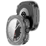 Custodia protettiva impermeabile per orologio integrata con pellicola temperata e PC, For Samsung Galaxy Watch Ultra 47mm / Ultra 2025, For Samsung Galaxy Watch 7 44mm