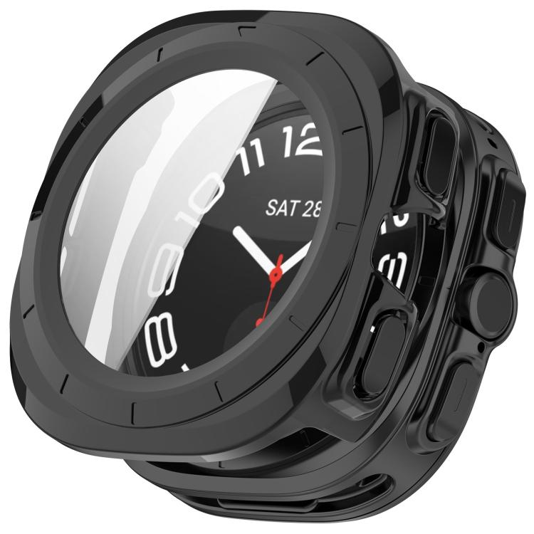 Custodia protettiva impermeabile per orologio integrata con pellicola temperata e PC, For Samsung Galaxy Watch Ultra 47mm / Ultra 2025, For Samsung Galaxy Watch 7 44mm