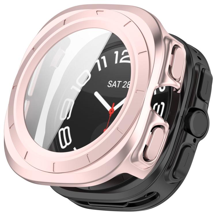 Custodia protettiva impermeabile per orologio integrata con pellicola temperata e PC, For Samsung Galaxy Watch Ultra 47mm / Ultra 2025, For Samsung Galaxy Watch 7 44mm