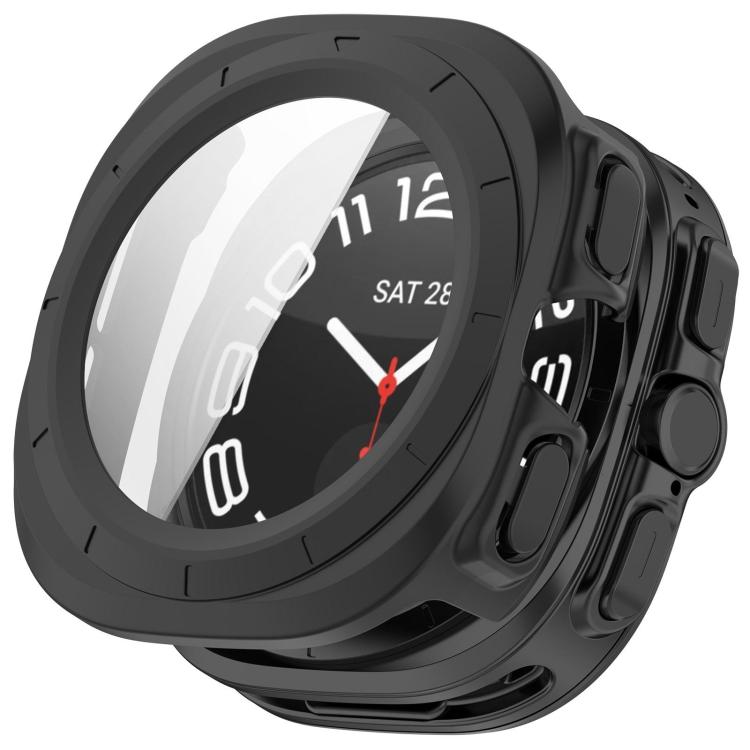 Custodia protettiva impermeabile per orologio integrata con pellicola temperata e PC, For Samsung Galaxy Watch Ultra 47mm / Ultra 2025, For Samsung Galaxy Watch 7 44mm