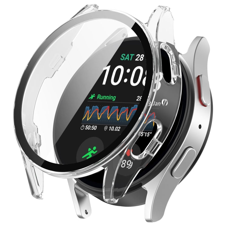 Custodia protettiva impermeabile per orologio integrata con pellicola temperata e PC, For Samsung Galaxy Watch Ultra 47mm / Ultra 2025, For Samsung Galaxy Watch 7 44mm