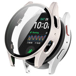 Custodia protettiva impermeabile per orologio integrata con pellicola temperata e PC, For Samsung Galaxy Watch Ultra 47mm / Ultra 2025, For Samsung Galaxy Watch 7 44mm