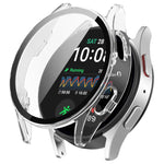 Custodia protettiva impermeabile per orologio integrata con pellicola temperata e PC, For Samsung Galaxy Watch 7 40mm