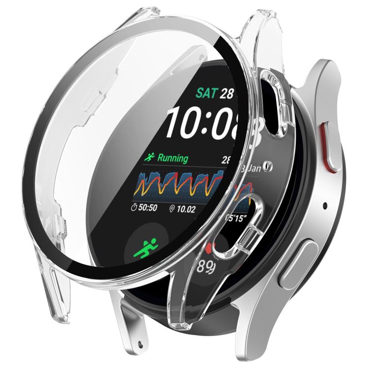 Custodia protettiva impermeabile per orologio integrata con pellicola temperata e PC, For Samsung Galaxy Watch 7 40mm