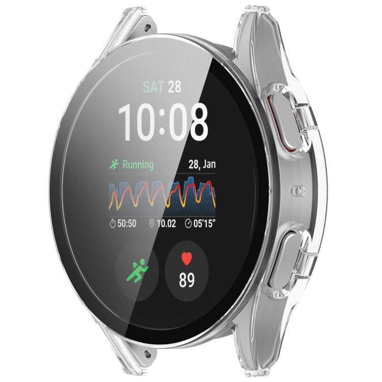 Custodia protettiva impermeabile per orologio integrata con pellicola temperata e PC, For Samsung Galaxy Watch 7 40mm