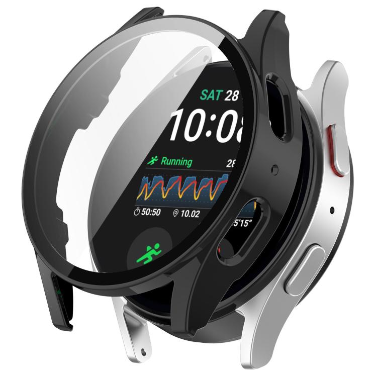 Custodia protettiva impermeabile per orologio integrata con pellicola temperata e PC, For Samsung Galaxy Watch 7 40mm