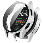 Custodia protettiva impermeabile per orologio integrata con pellicola temperata e PC, For Samsung Galaxy Watch 7 40mm