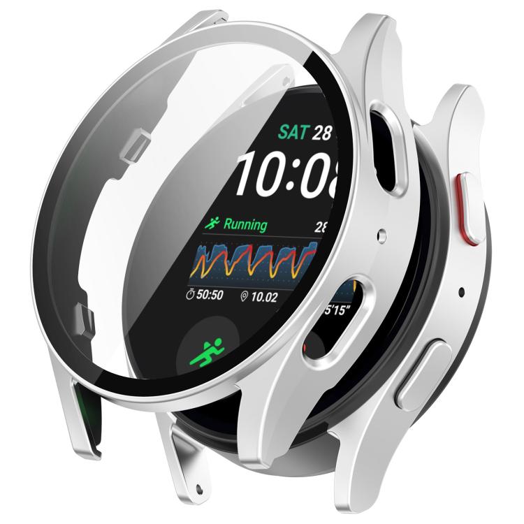 Custodia protettiva impermeabile per orologio integrata con pellicola temperata e PC, For Samsung Galaxy Watch 7 40mm