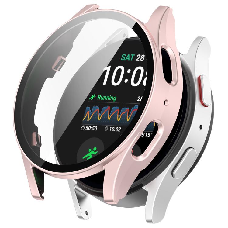 Custodia protettiva impermeabile per orologio integrata con pellicola temperata e PC, For Samsung Galaxy Watch 7 40mm