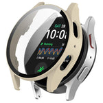 Custodia protettiva impermeabile per orologio integrata con pellicola temperata e PC, For Samsung Galaxy Watch 7 40mm