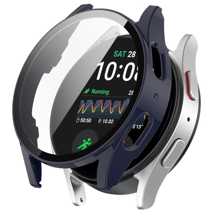 Custodia protettiva impermeabile per orologio integrata con pellicola temperata e PC, For Samsung Galaxy Watch 7 40mm