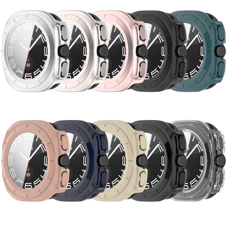 Custodia protettiva impermeabile per orologio integrata con pellicola temperata e PC, For Samsung Galaxy Watch Ultra 47mm / Ultra 2025, For Samsung Galaxy Watch 7 44mm