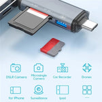 Adattatore trasferimento dati USB Tipo C SD TF