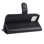 Custodia in pelle Flip orizzontale con texture Litchi per iPhone XIR 2019, con portafoglio, supporto e slot per carte, For iPhone 11, For XIR 2019
