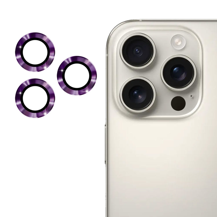 ENKAY 9H Lente posteriore in lega di alluminio Pellicola in vetro temperato, For iPhone 16 Pro / 16 Pro Max