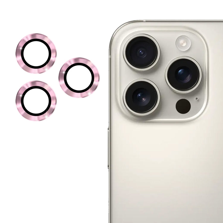 ENKAY 9H Lente posteriore in lega di alluminio Pellicola in vetro temperato, For iPhone 16 Pro / 16 Pro Max