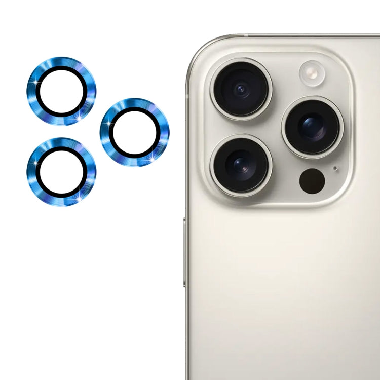 ENKAY 9H Lente posteriore in lega di alluminio Pellicola in vetro temperato, For iPhone 16 Pro / 16 Pro Max