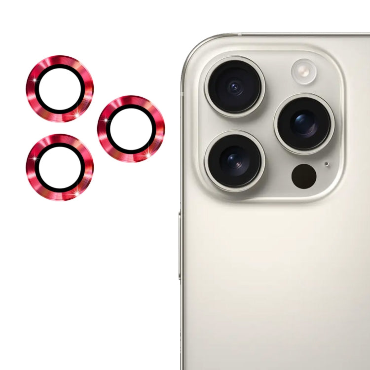 ENKAY 9H Lente posteriore in lega di alluminio Pellicola in vetro temperato, For iPhone 16 Pro / 16 Pro Max