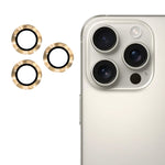 ENKAY 9H Lente posteriore in lega di alluminio Pellicola in vetro temperato, For iPhone 16 Pro / 16 Pro Max