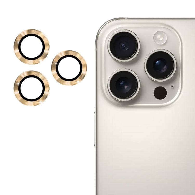 ENKAY 9H Lente posteriore in lega di alluminio Pellicola in vetro temperato, For iPhone 16 Pro / 16 Pro Max