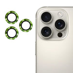 ENKAY 9H Lente posteriore in lega di alluminio Pellicola in vetro temperato, For iPhone 16 Pro / 16 Pro Max