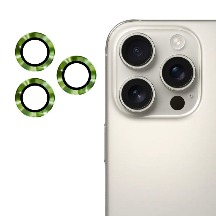 ENKAY 9H Lente posteriore in lega di alluminio Pellicola in vetro temperato, For iPhone 16 Pro / 16 Pro Max