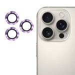 ENKAY 9H Lente posteriore in lega di alluminio Pellicola in vetro temperato, For iPhone 16 Pro / 16 Pro Max
