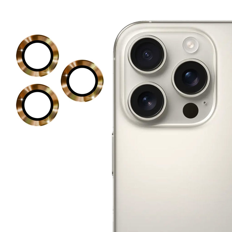ENKAY 9H Lente posteriore in lega di alluminio Pellicola in vetro temperato, For iPhone 16 Pro / 16 Pro Max