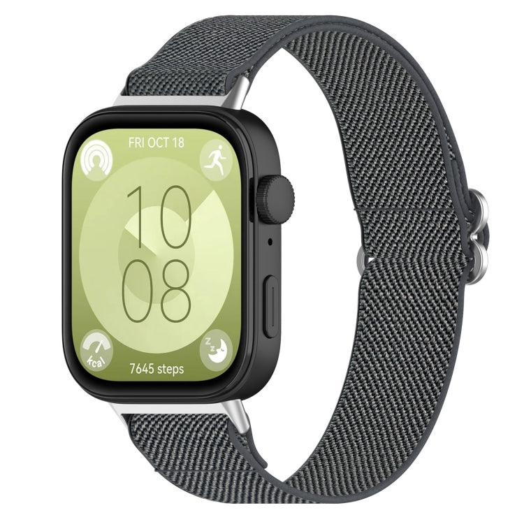 Per Huawei Watch Fit 3 Cinturino elastico in nylon in stile etnico