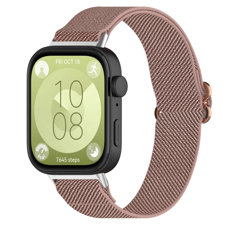 Per Huawei Watch Fit 3 Cinturino elastico in nylon in stile etnico