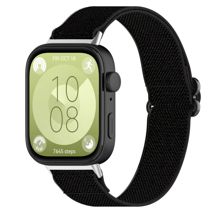 Per Huawei Watch Fit 3 Cinturino elastico in nylon in stile etnico