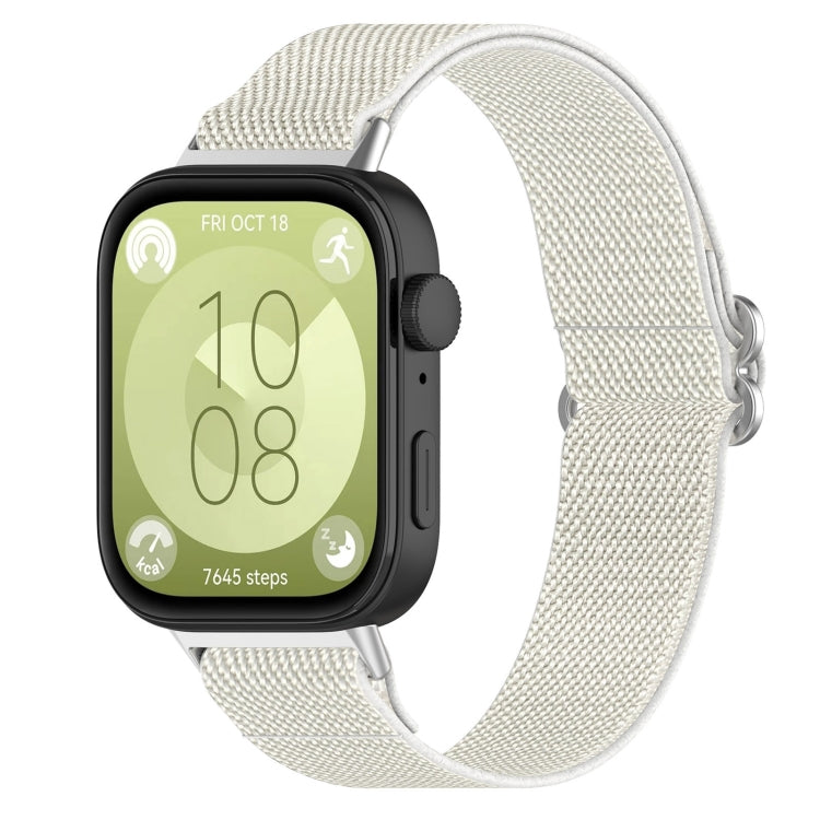 Per Huawei Watch Fit 3 Cinturino elastico in nylon in stile etnico