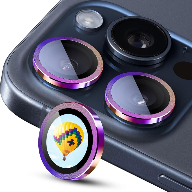 ENKAY Hat-Prince AR 9H Lente posteriore in lega di alluminio Pellicola in vetro temperato, For iPhone 16 Pro / 16 Pro Max