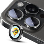 ENKAY Hat-Prince AR 9H Lente posteriore in lega di alluminio Pellicola in vetro temperato, For iPhone 16 Pro / 16 Pro Max