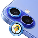 ENKAY Hat-Prince AR 9H Lente posteriore in lega di alluminio Pellicola in vetro temperato, For iPhone 16 / 16 Plus