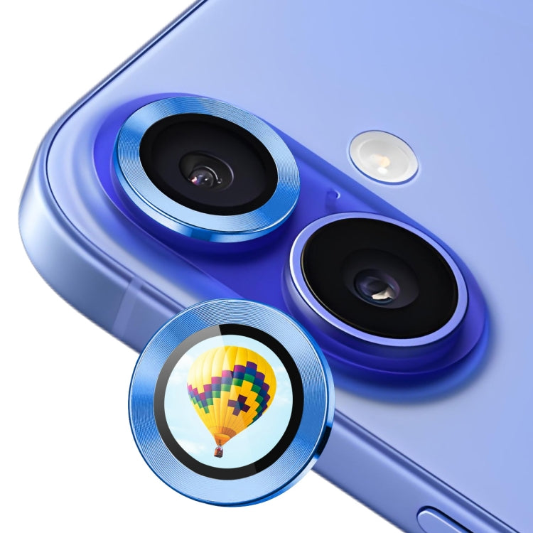 ENKAY Hat-Prince AR 9H Lente posteriore in lega di alluminio Pellicola in vetro temperato, For iPhone 16 / 16 Plus