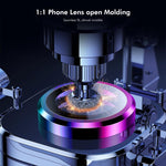 ENKAY Hat-Prince AR 9H Lente posteriore in lega di alluminio Pellicola in vetro temperato, For iPhone 16 / 16 Plus