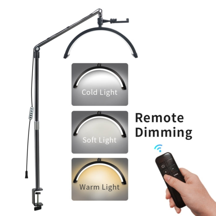Lampada per manicure di bellezza a forma di mezzaluna da 23 pollici D-M30X Luce di riempimento curva, US Plug, UK Plug, AU Plug, EU Plug