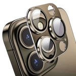 ENKAY Pellicola in vetro temperato antiriflesso per obiettivo della fotocamera in lega di alluminio, For iPhone 16 Pro / 16 Pro Max