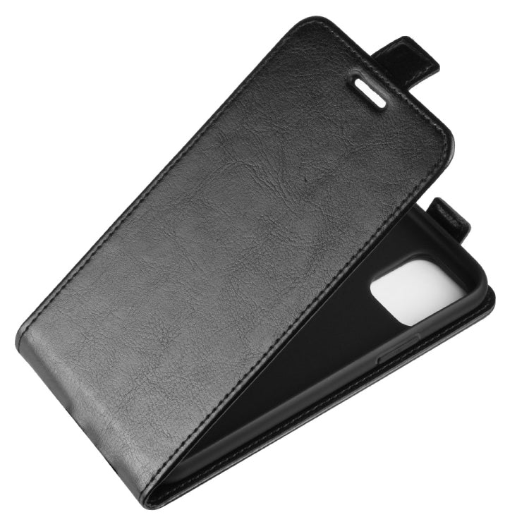 R64 Texture Custodia in pelle pieghevole orizzontale a piega singola per iPhone XIR 2019, con supporto, slot per carte e portafoglio, For iPhone 11