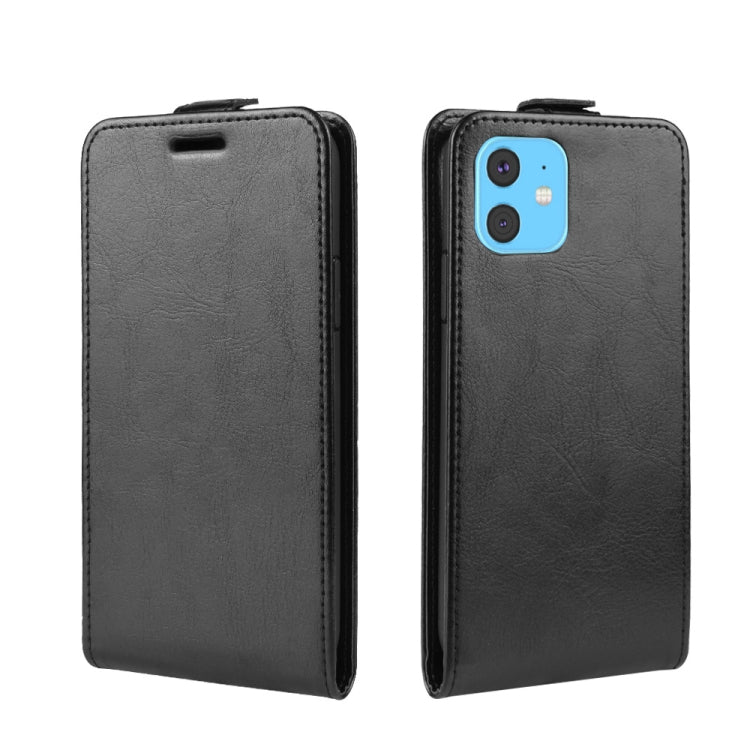 R64 Texture Custodia in pelle pieghevole orizzontale a piega singola per iPhone XIR 2019, con supporto, slot per carte e portafoglio, For iPhone 11