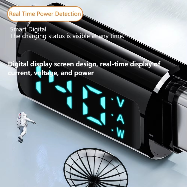 Adattatore digitale PD 140W Type-C con display e trasmissione 8K