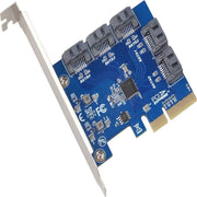 Scheda controller PCIe x4 SATA III 6 Gb/s non RAID a 5 porte, PCIE 3.0-4X to 5 x SATA