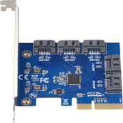Scheda controller PCIe x4 SATA III 6 Gb/s non RAID a 5 porte, PCIE 3.0-4X to 5 x SATA