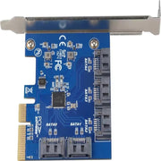 Scheda controller PCIe x4 SATA III 6 Gb/s non RAID a 5 porte, PCIE 3.0-4X to 5 x SATA