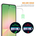 2 pellicole in vetro temperato ENKAY 9H Big Arc Edge ad alto contenuto di alluminio-silicio, For Galaxy M47 5G, For Galaxy Z Fold8 5G Outer Screen, For Galaxy Z Fold8 Ultra 5G Outer Screen, For Galaxy Z Flip8 5G Outer Screen, For Galaxy A57 5G         ...