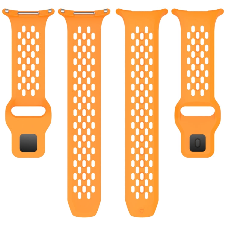 Cinturino per orologio traspirante in silicone con fibbia inversa, For Samsung Galaxy Watch Ultra 47mm / Ultra 2025