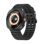 Cinturino per orologio in silicone Ocean Dual Row Hole, For Samsung Galaxy Watch Ultra 47mm / Ultra 2025